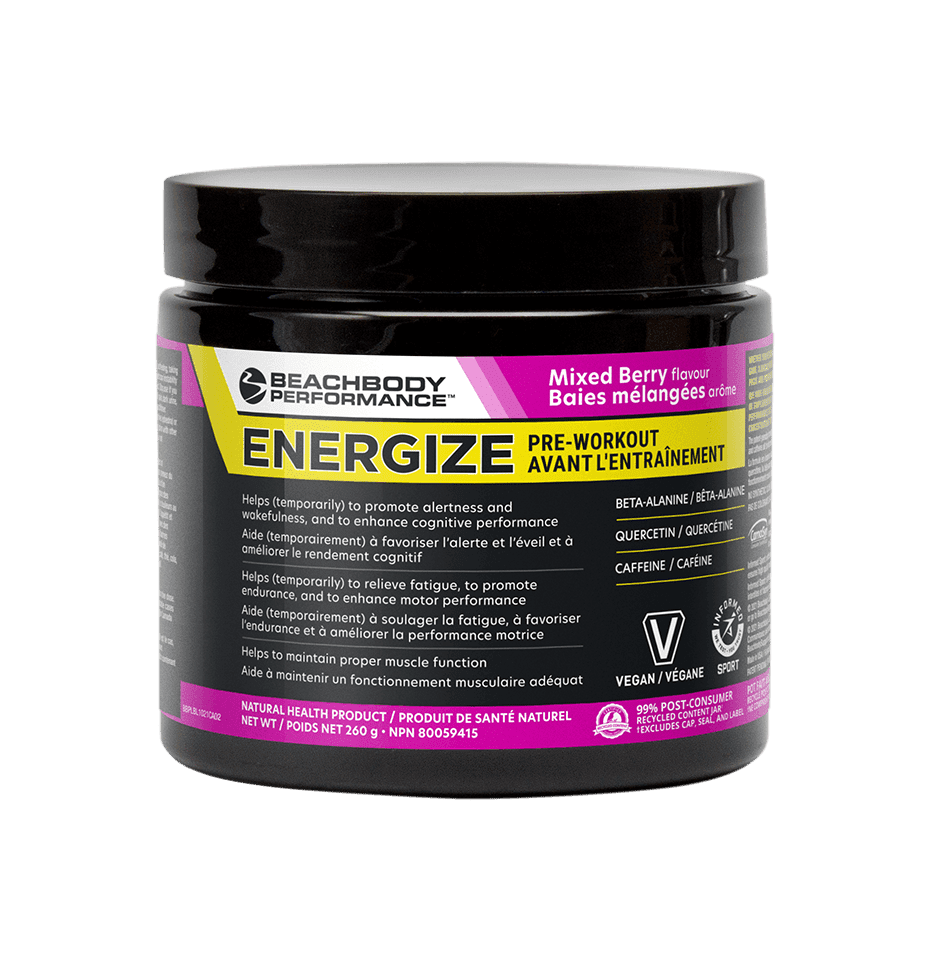 Energize PreWorkout Mixed Berry BODi Performance